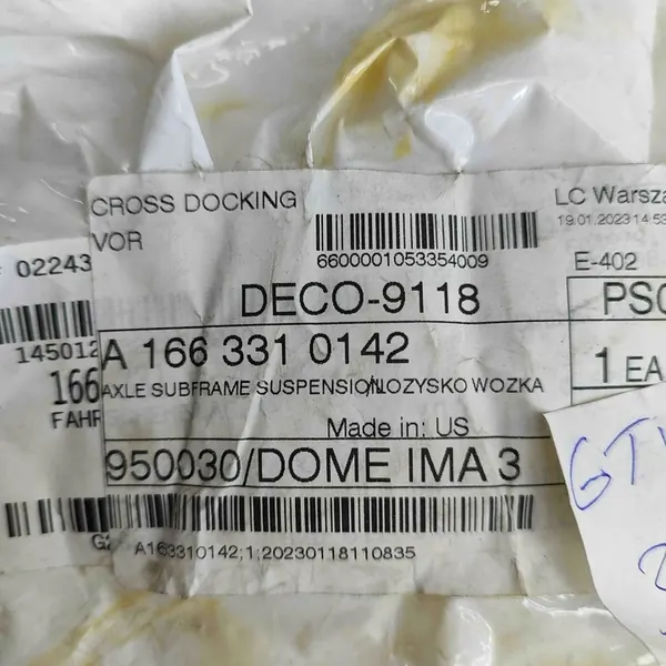 Bushing guida posteriore Mercedes-Benz M (W164) A1663310142 image 7