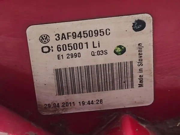 VW Passat Luz Trasera Derecha 2011 Familiar 3AF945095C image 7