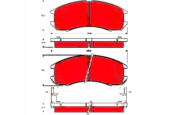 Pastillas de Freno Delanteras Mazda 626 GDB981 image 5