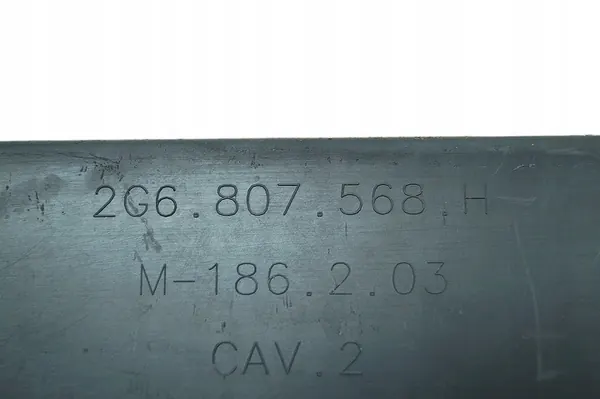 Bakre Stötfångare Diffusor Spoiler VW Polo VI 2G6 image 10