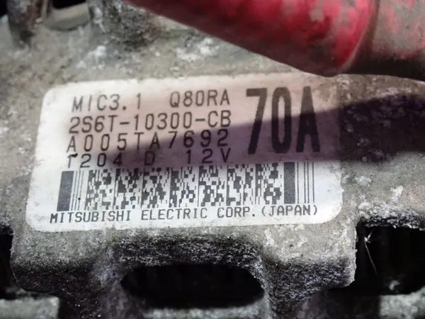 FORD FIESTA VI MK6 01-07 1.25 Vaihtovirtageneraattori 70A 2S6T10300CB image 6