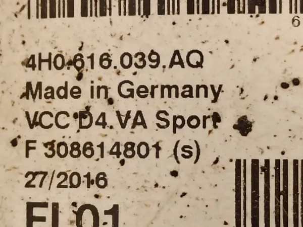 Höger luftfjädring Audi A8 4H0616039AQ image 5