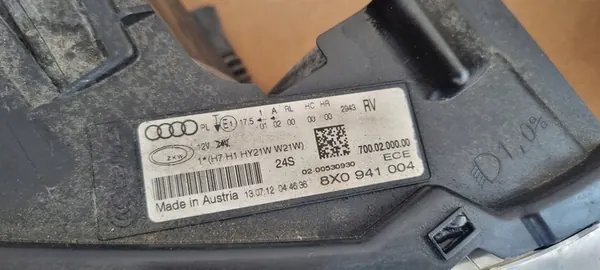 AUDI A1 8X FARO IZQUIERDO DERECHO 8X0941004 8X0941003 image 4