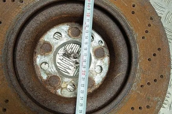 Voorste linker remschijf MERCEDES-BENZ SLK (R172) A0004211612 image 2