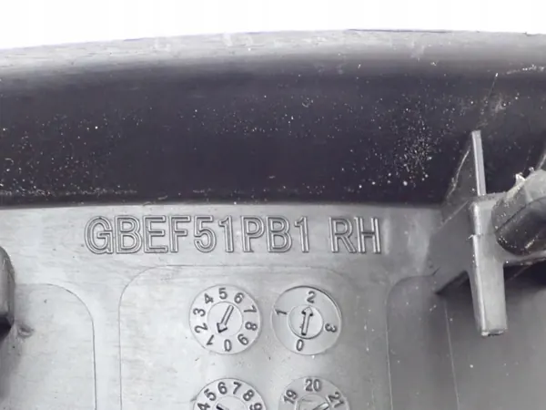 OEM GBEF51PB1 Oikea oven tiiviste Mazda 6 III GJ:lle image 3