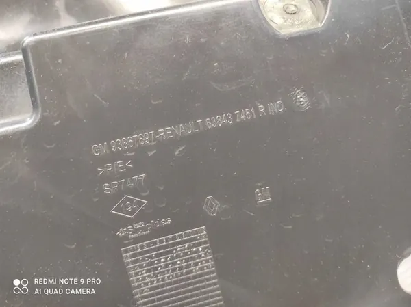 Vasen Etulokasuoja 638450844R Renault Trafic III image 7