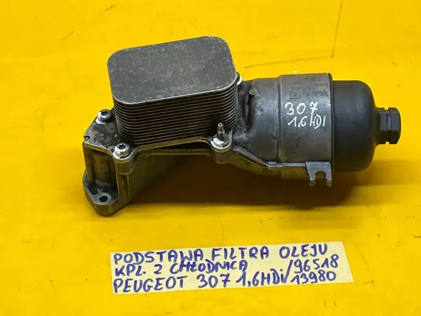 Support Filtre à Huile avec Refroidisseur OEM 9651813980 image 7