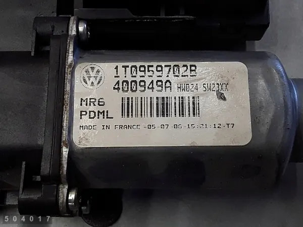 Regulador de janela VW Touran OEM 1T1837730AG Usado image 5