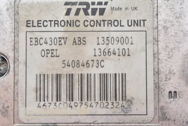 ABS-pumppu OEM 13509001 Opel Vectra C:lle image 10
