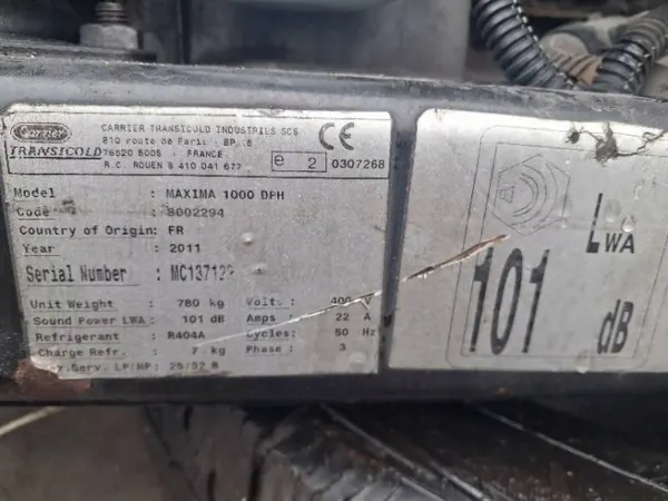 Compresseur AC Carrier Maxima 1000 V1505D - Révisé image 10
