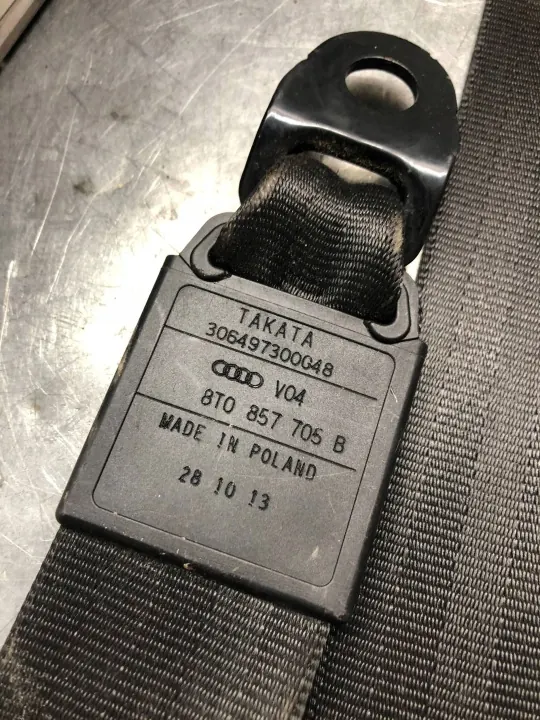 Cinturón de seguridad delantero OEM 8T0857705B Audi A5 8T image 5