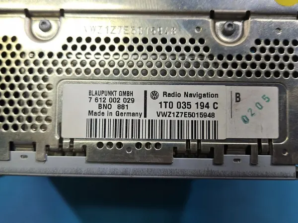 OEM 1T0035194C Fabrieksradio voor VW Passat B6 image 10
