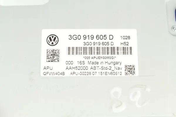 Écran radio navigation OEM 3G0919605D VW Passat B8 image 5