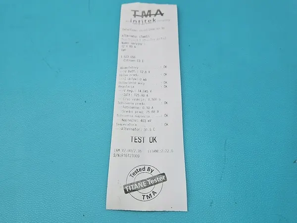 Vaihtovirtageneraattori Citroen C3 I 1.1 8V OEM 9642879680 image 7