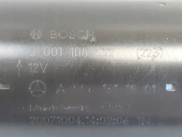 Motor de arranque Mercedes W204 3.0 V6 Bosch 0001108222 image 2