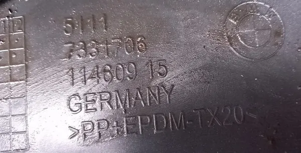 Paraurti anteriore BMW F10 F11 LCI 51117331706, 51117332677 image 7