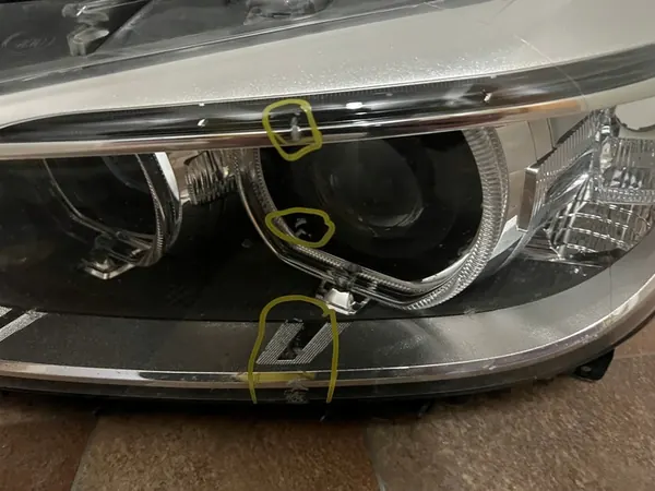 Farol dianteiro esquerdo BMW F30 F31 OEM 63117314531 image 3