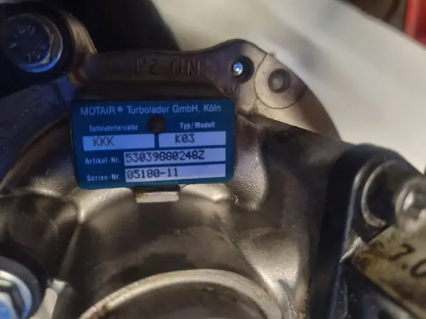 Turboalimentador Volkswagen Golf V 1.4 TSI KKK 53269700001 image 7