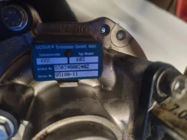 Turboalimentador Volkswagen Golf V 1.4 TSI KKK 53269700001 image 8