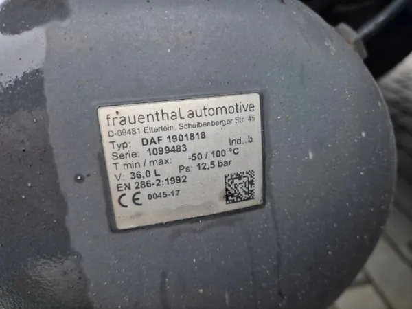 Luftbehälter 36L OEM 1901818 für DAF XF 106 CF image 4