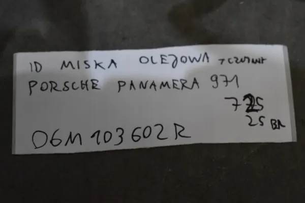 Käytetty OEM öljypohja + Anturi Porsche Panamera 971 image 5