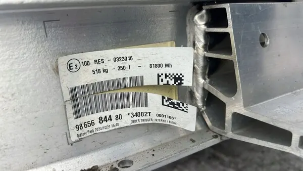 Opel Grandland Accu OEM 9865684480 - 1Ah image 6
