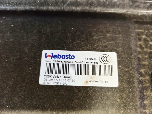 Techo Solar Volvo V60 OEM 39800564 - Pieza Original image 5