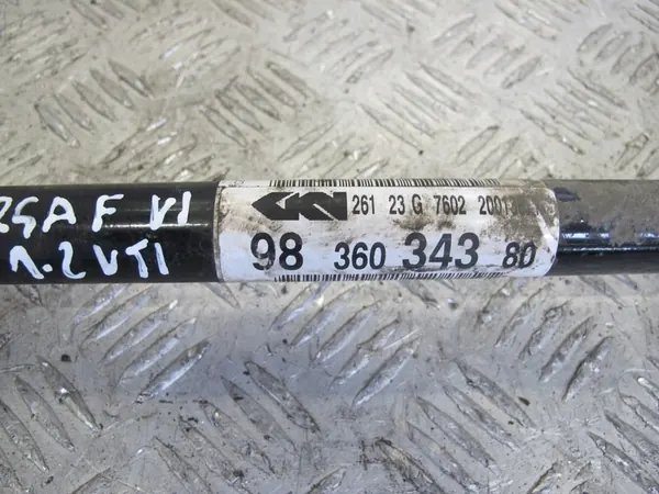 OPEL CORSA F Eixo de Transmissão Esquerdo 1.2 VTI 9836034380 image 4