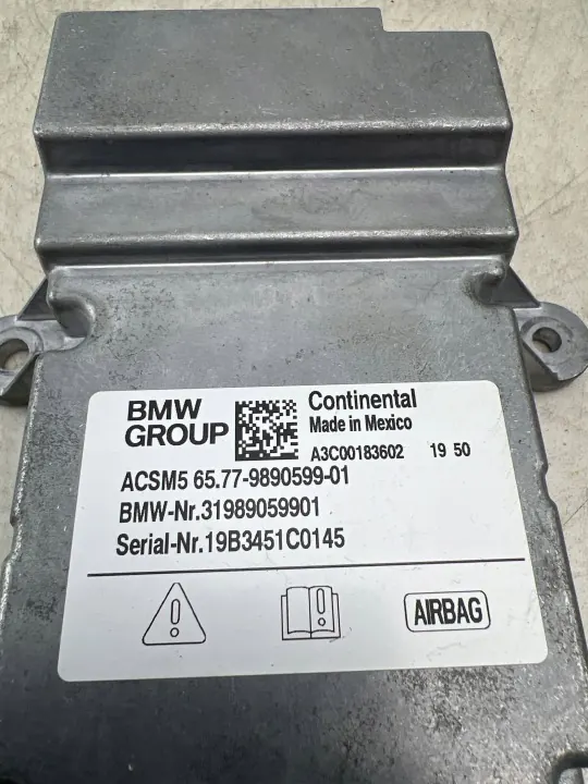 Airbag-besturing BMW M5 F90 OEM A3C00183602 image 4