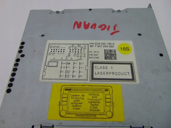 VW OEM 3C8035195A Radio Navigatie CD-speler image 4