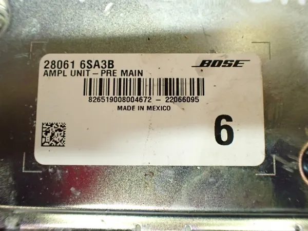 Amplificateur Audio Infiniti QX60 L51 2022 OEM 280616SA4B image 3