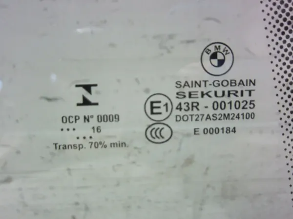 BMW F34 GT Achterdeur Rechts Glas OEM 51357291418 image 6