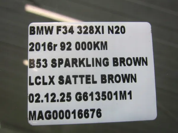 BMW F34 GT Achterdeur Rechts Glas OEM 51357291418 image 8