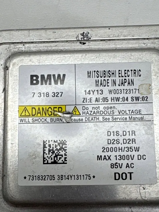 Módulo de nivelación de faros Xenon BMW 1 F20 F21 2014 OEM 7318327 image 3