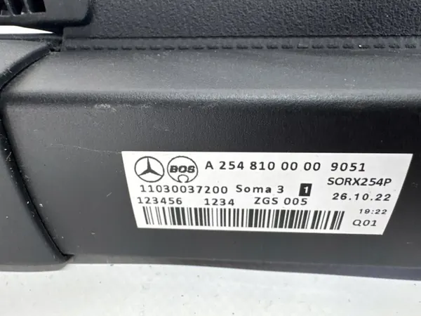 Mercedes GLC W254 achterbakrolgordijn OEM A2548100000 image 5