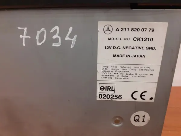 CD-byttare OEM A2118200779 för Mercedes-Benz E W211 image 10