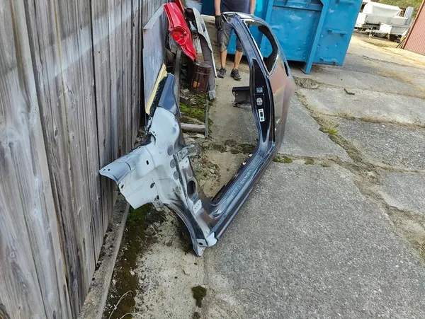 Conjunto de painéis de reparação (esquerdo + direito) para Citroen C2 I 03-08, 1,2 mm image 5