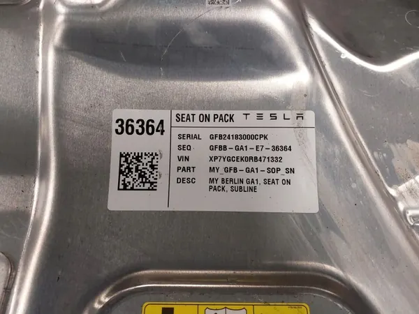 Tesla Model Y Traktionsbatterie 170001299C - 78Ah Gebraucht image 8