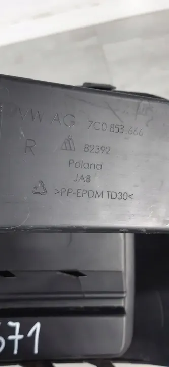 VOLKSWAGEN CRAFTER II Copertura Paraurti Anteriore Destra 7C0853666 image 5