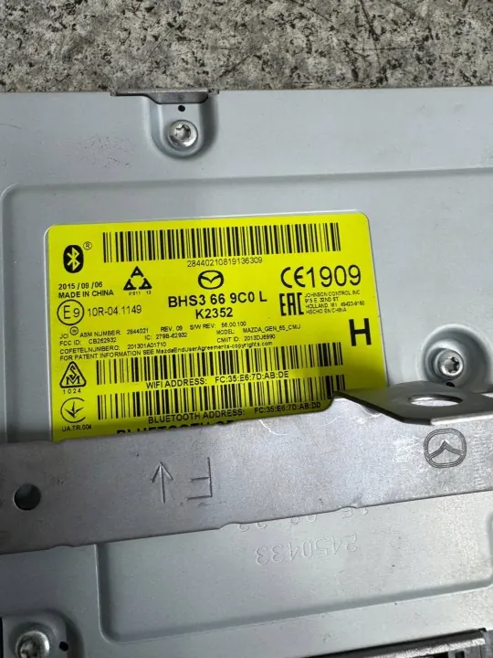 Navigointimoduuli Mazda 3 BM 2013-2017 OEM BHS3 66 9C0 L image 4