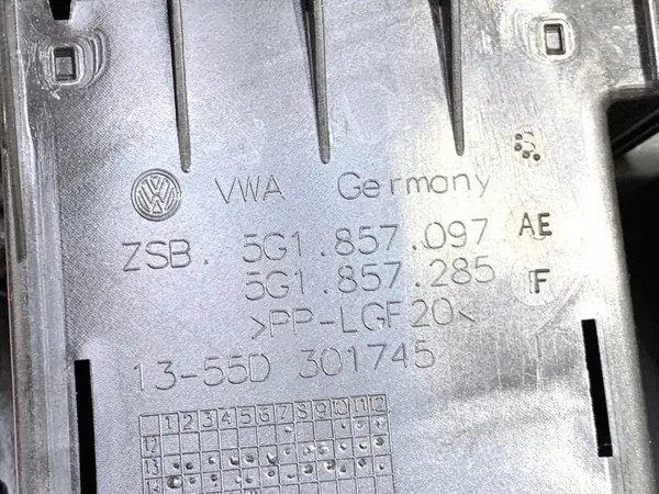 Luvas passageiro OEM 5G1857097AE para VW Golf VII Carocha image 6