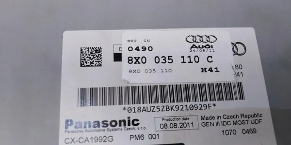 Cambiador CD Audi A4 8K OEM 8X035110C - Usado image 4