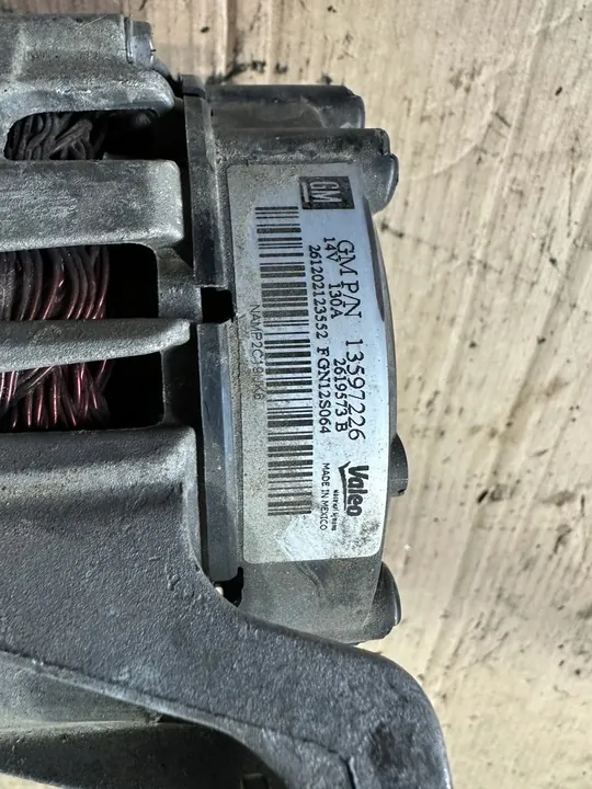 Vaihtovirtageneraattori 130A Mokka X Meriva B Insignia A Astra J image 2