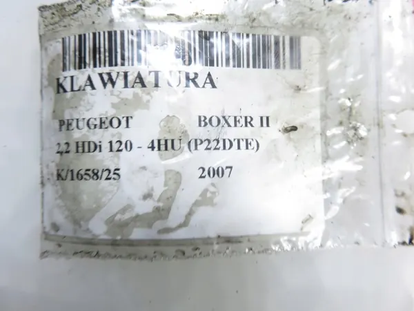 KLAWIATURA PEUGEOT BOXER 6C1Q6K551BA image 2