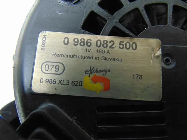 Vaihtovirtageneraattori Mercedes E W212 lift 2.2d 0986082500 image 9