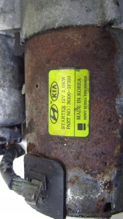 HYUNDAI SANTA FE III 2.2 MOTOR DE ARRANQUE 36100-2F350 image 5