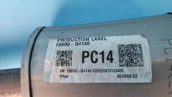 OEM 28600-G4140 Mittlerer Auspufftopf für Hyundai i30 image 7