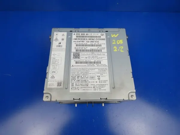 Mercedes W205 Radionavigaation Lukija OEM A2059008917 image 2