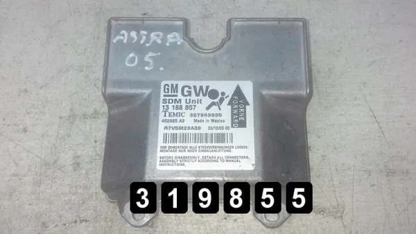ECU Opel Astra usado OEM AM-319855 2005 image 2