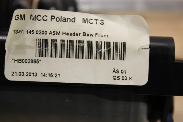 Kattoluukun Moottori Etuosa Opel Cascada OEM 0390203680 image 6